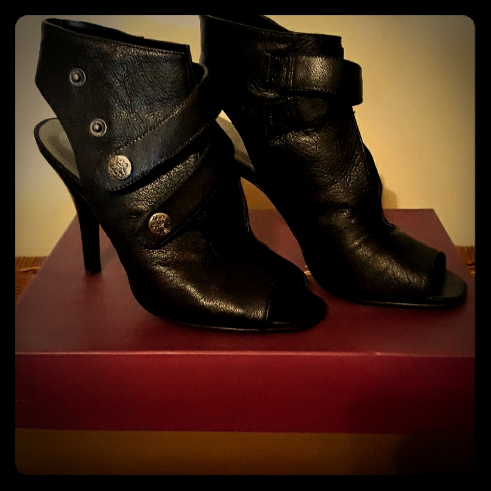 Fergie black booties